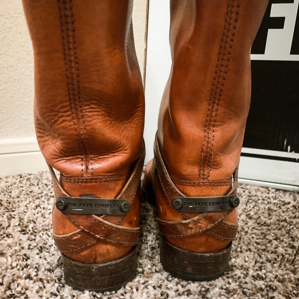 Gently worn Frye, leather Riding Boots - Picture 3 of 5